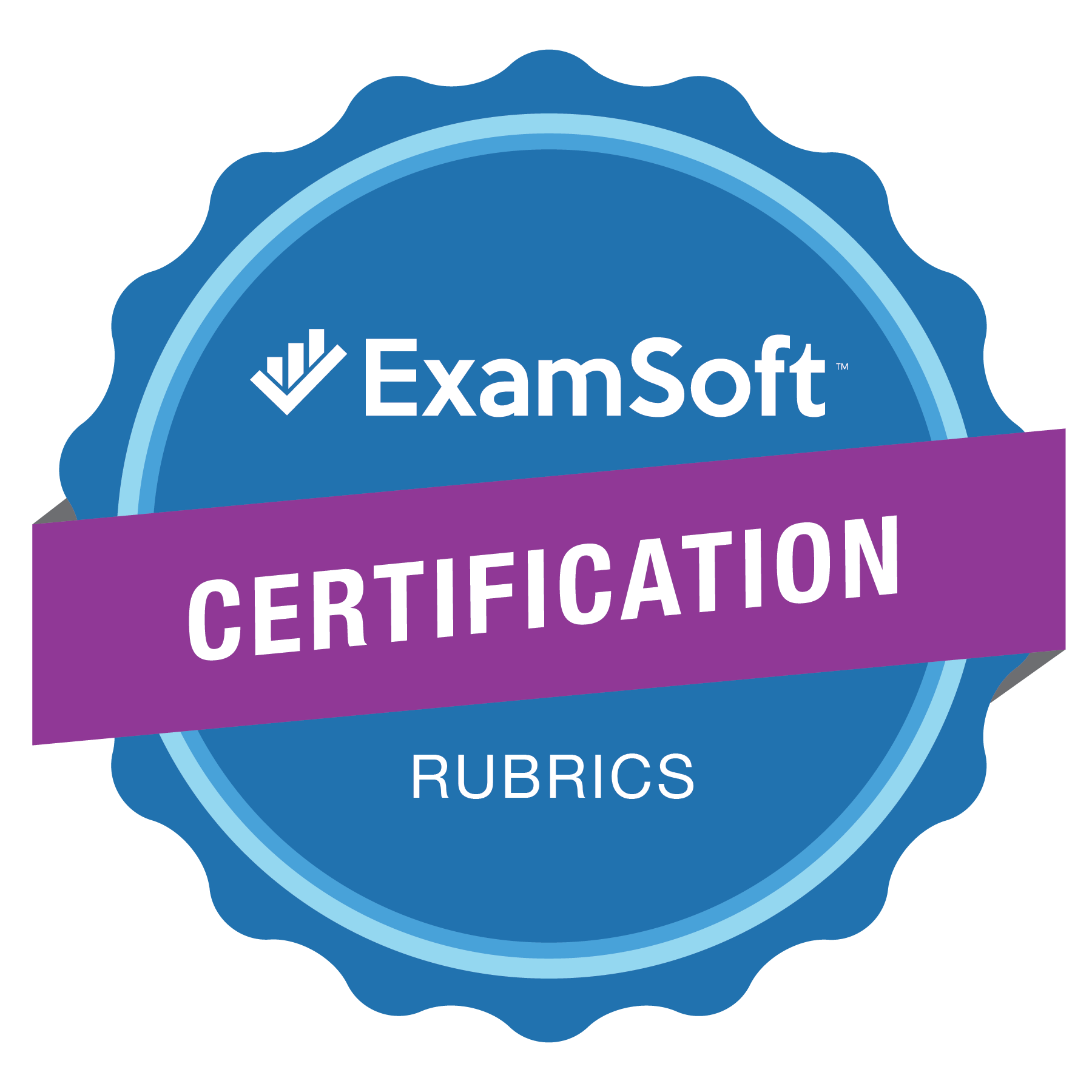 The ExamSoft Certification Rubrics Program Badge
